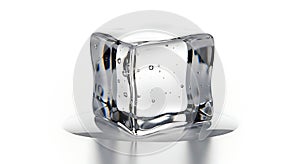 Detailed Photorealistic Ice Cube Render