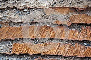 macro shot of cork underlayment