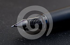 A macro shot of a nib