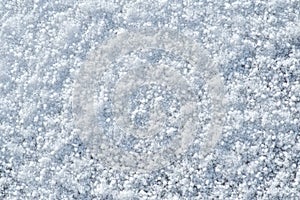 Macro shot of snow texure