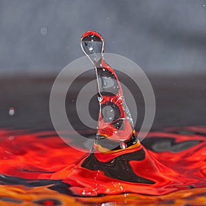 Macro shot of water drops.