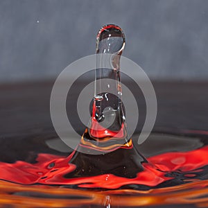 Macro shot of water drops.