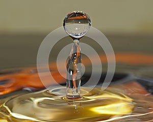 Macro shot of water drops.