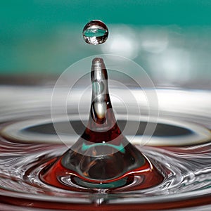 Macro shot of water drops.