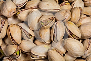 Macro of some pistachios photo