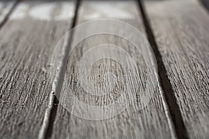 Macro Of Some Wood Panels With BOX Logo In The Background