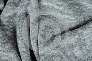 Macro texture fabric consisting of half cotton and half elastane.