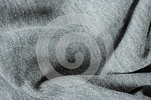 Macro texture fabric consisting of half cotton and half elastane.