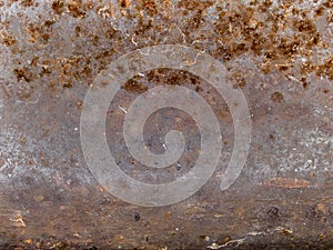 Macro texture - metal - rusted