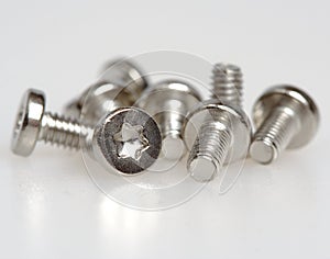 Macro of Torx Screws