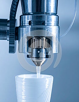 Precision 3D Printer Nozzle in Action