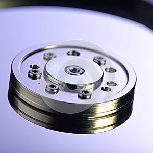Inside a Computer Hard Disk Drive