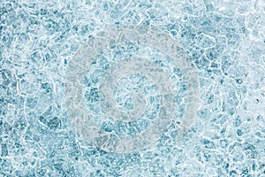 Macro view of ice block pattern structure