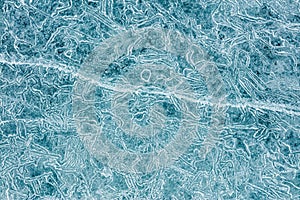 Macro view of ice block structure pattern