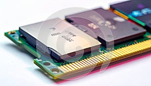 Macro View of a PC RAM Memory Module