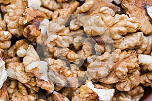Macro walnut background
