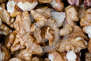 Macro walnut background