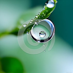 Macro water drops, Water splashes