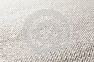 Macro of white woven texture