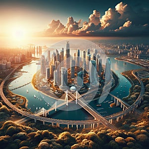 32 11 The macro world includes the architctural feats of human photo