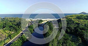 Macumba beach in Rio de Janeiro, Brazil