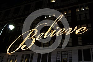 Macy`s Believe Banner