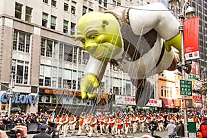 Macy`s Thanksgiving Day parade in New York City