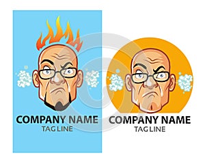 Mad Bald Guy Logo