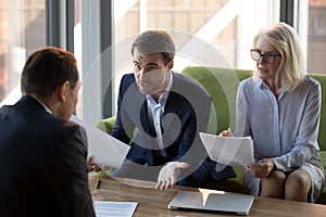 Mad businessman dispute with business partner over agreement