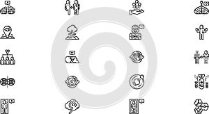 Mad science icons High-Quality Vector Icons Collection with Editable Stroke. Ideal for Professional and Creative photo