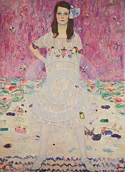 Mada Primavesi ( ca. 1912-1913) Gustav Klimt -a beautiful work of art by a famous painter