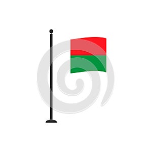 Madagascar flag vector isolated 4