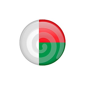 Madagascar flag vector isolated 5