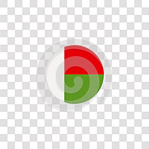 madagascar icon sign and symbol. madagascar color icon for website design and mobile app development. Simple Element from countrys