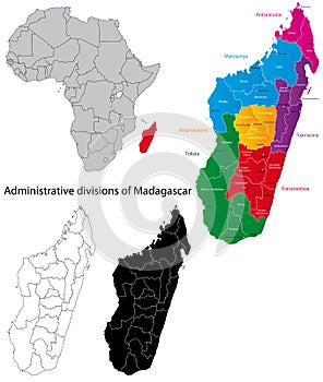 Madagascar map