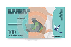 Madagascar money set bundle banknotes.