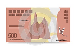 Madagascar money set bundle banknotes.