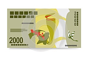 Madagascar money set bundle banknotes.