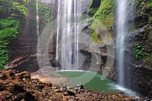 Madakaripura Waterfall in Bromo Tengger Semeru National Park Indonesia