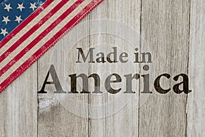 Made in America message sign