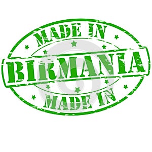 Made in Birmania photo