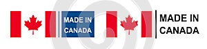 Made in Canada icon sign Ã¢â¬â vector