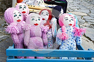 Made of cloth doll, toy baby, Sirince village / Izmir / Turkey