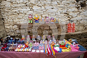 Made of cloth doll, toy baby, Sirince village Izmir Turkey