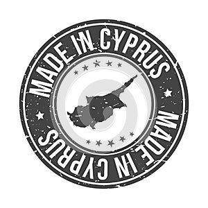 Made in Cyprus. Quality Original Stamp Design. Vector Art Seal Badge Illustration.