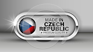 Made in CzechRepublic graphic and label