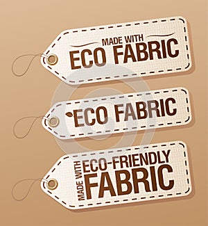 Made with Eco-friendly Fabric labels.