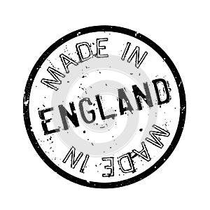 Made In England rubber stamp