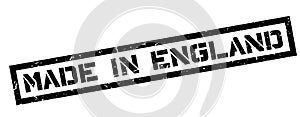 Made in England rubber stamp