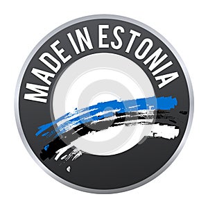 Made in Estonia label badge logo certified